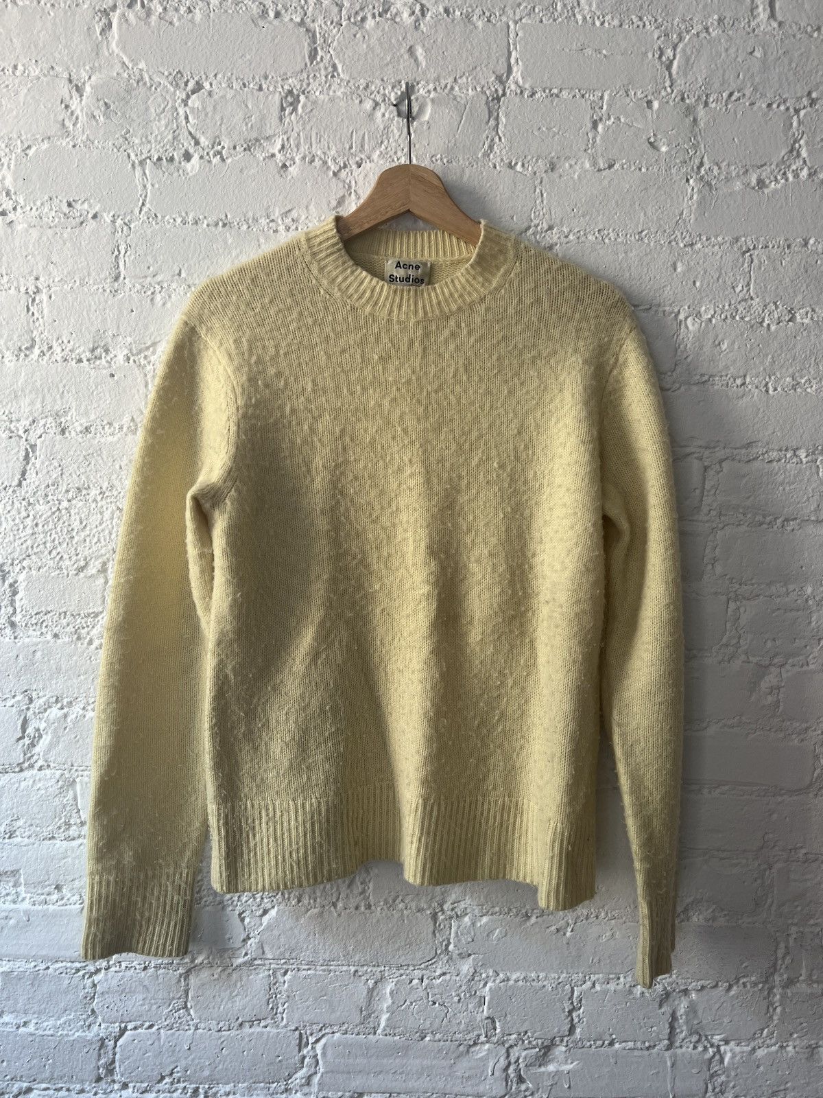 Acne Studios Acne Studios “Peele” Yellow Sweater Cashmere/Wool 