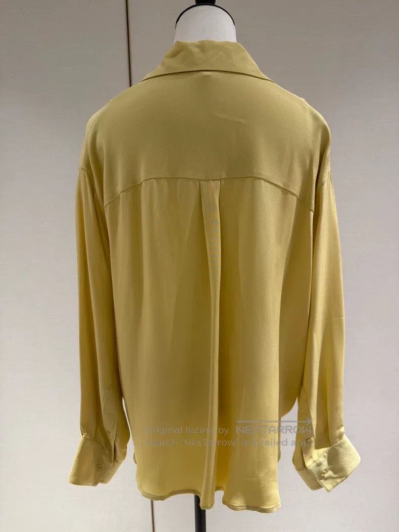 Loewe Loewe Silk shirt with embroidered logo Size XXS / US 00 / IT 34 - 2 Thumbnail