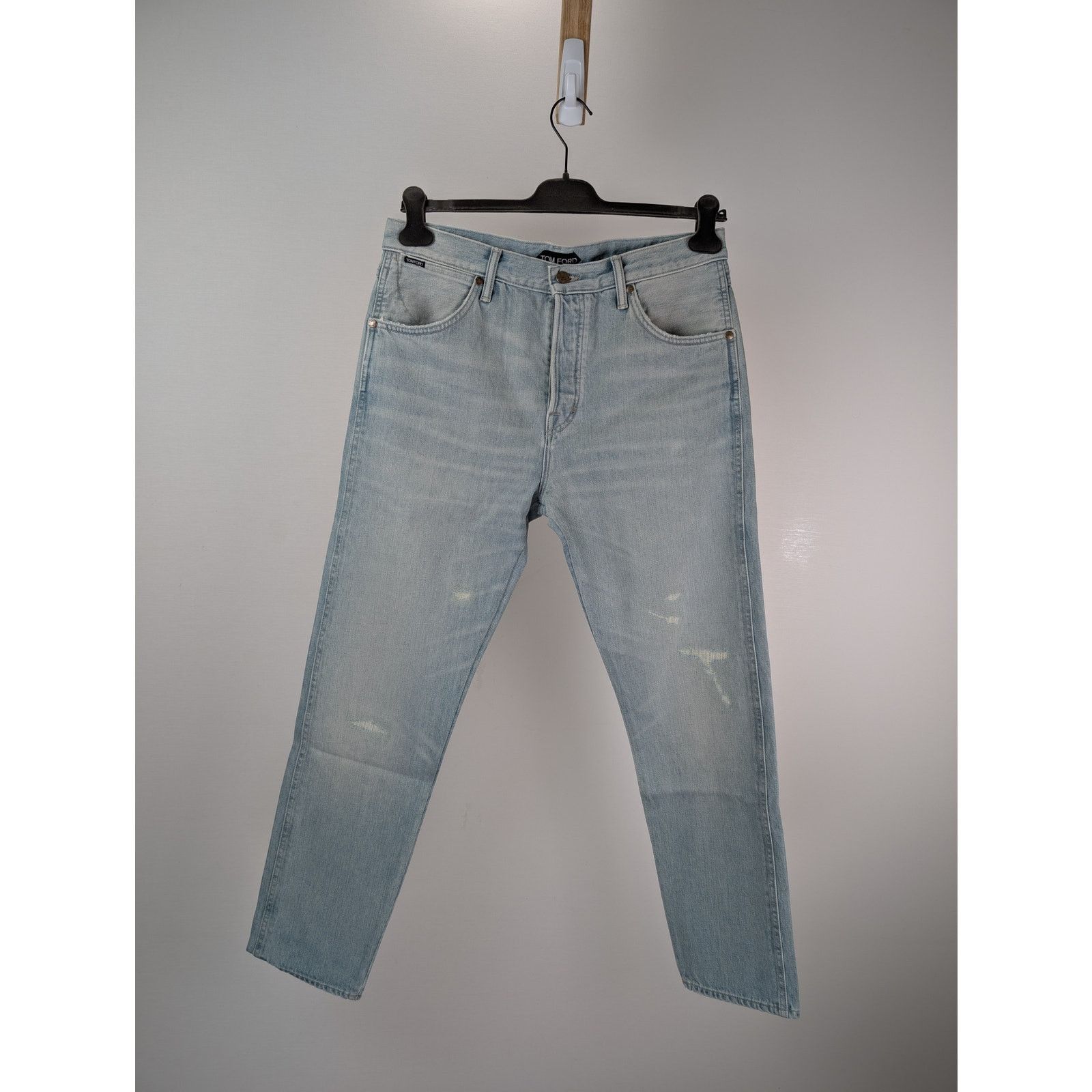 Tom Ford o1rshd1 Tapered Denim Jeans in Blue Size US 32 / EU 48 - 2 Thumbnail