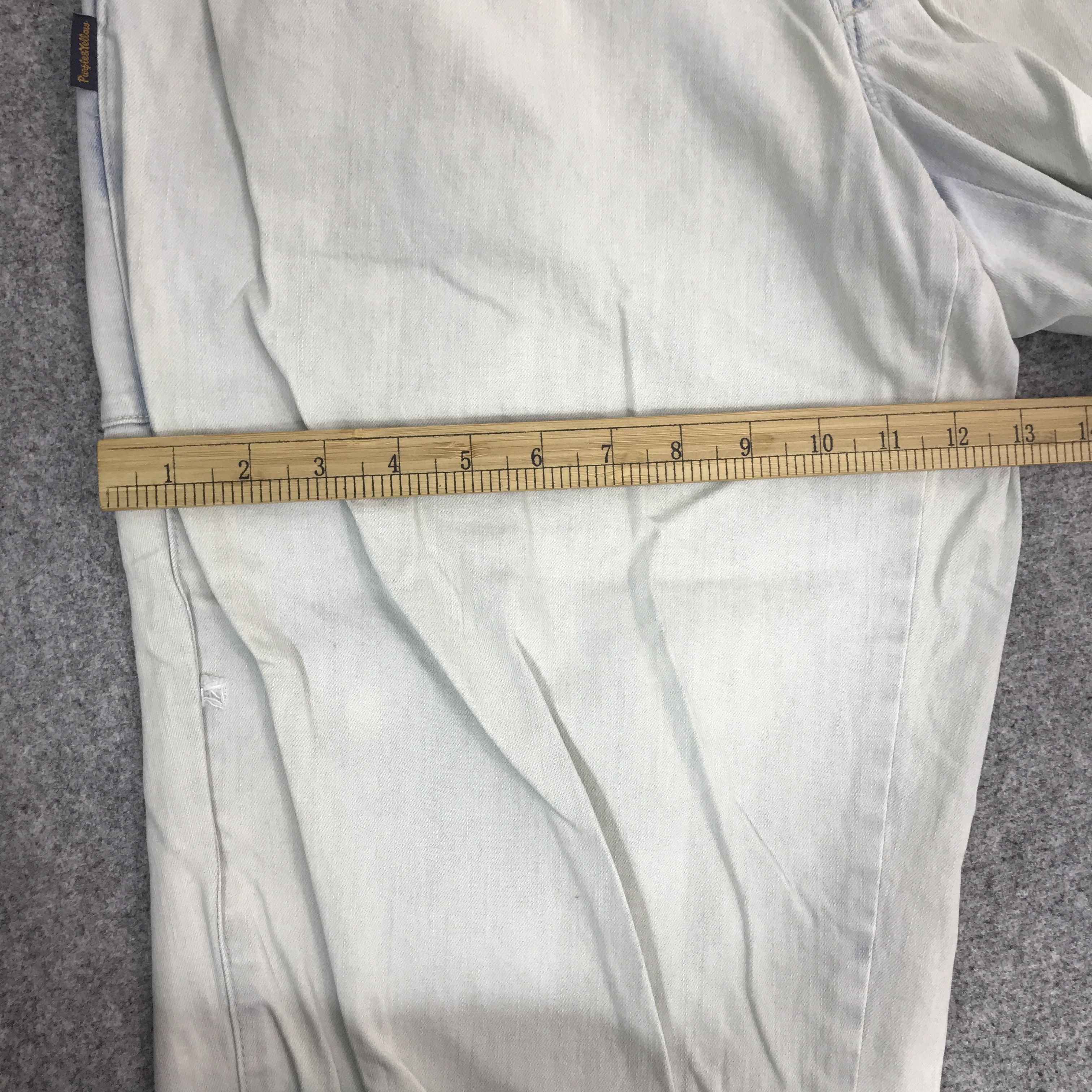 Japanese Brand purple&yellow Japan style baggy Balloon light wash pants Size US 29 - 9 Thumbnail