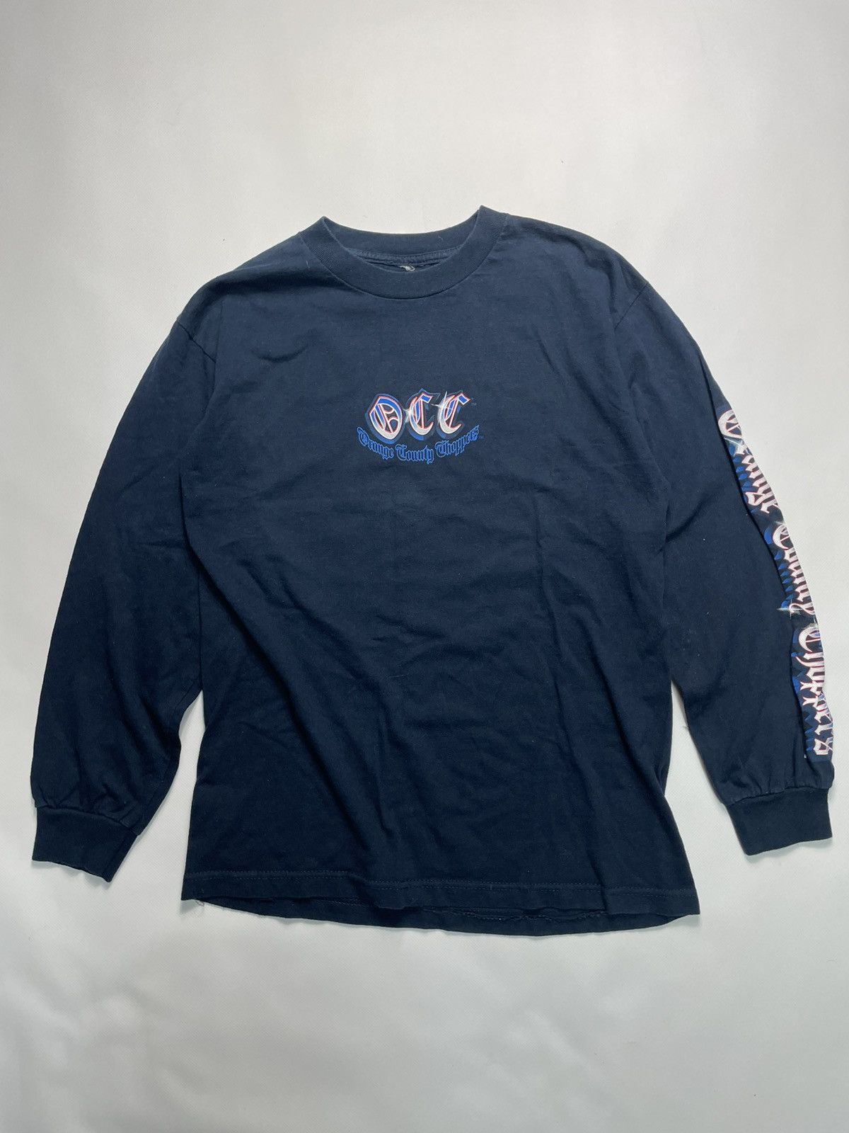 Harley Davidson Vtg OCC Biker Y2K Grunge Graphic L/S Tee Faded M-L Size US L / EU 52-54 / 3 - 6 Thumbnail