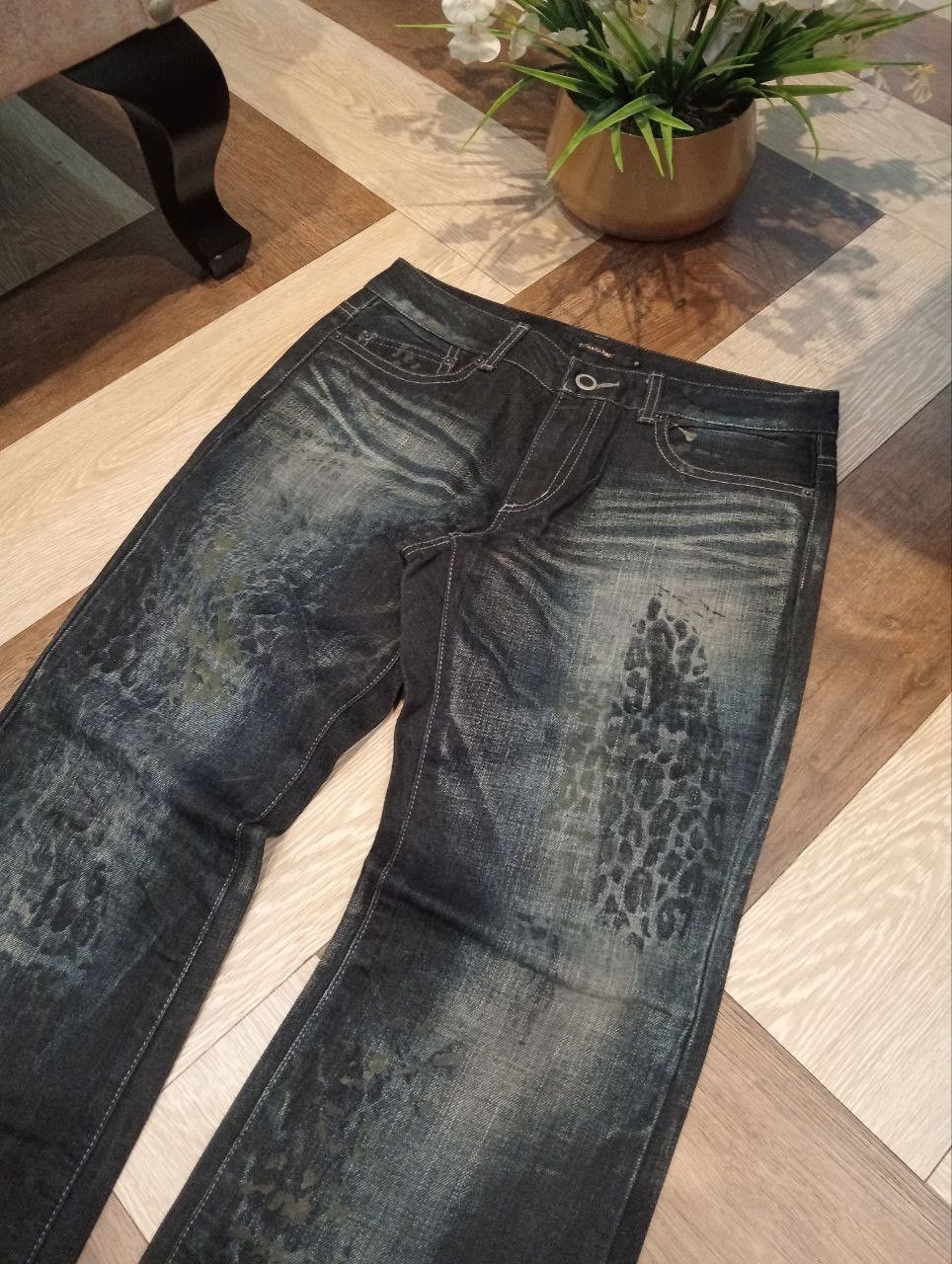 Tornado Mart TORNADO MART JAPAN BLUE WASHED FLARED PANTS Size US 31 - 4 Thumbnail