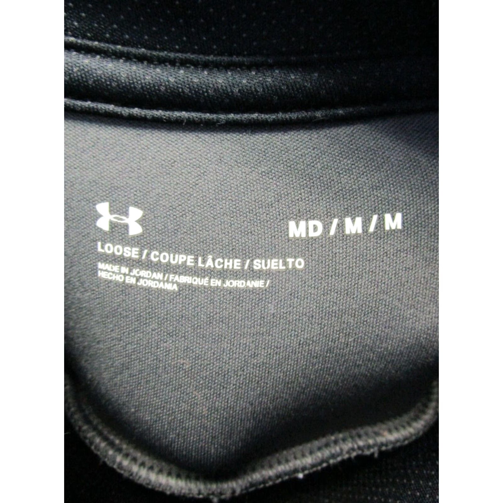Under Armour VINTAGE Under Armour Sweatshirt Womens Medium Pullover Activewear Black Fleece 90s Size M / US 6-8 / IT 42-44 - 3 Thumbnail