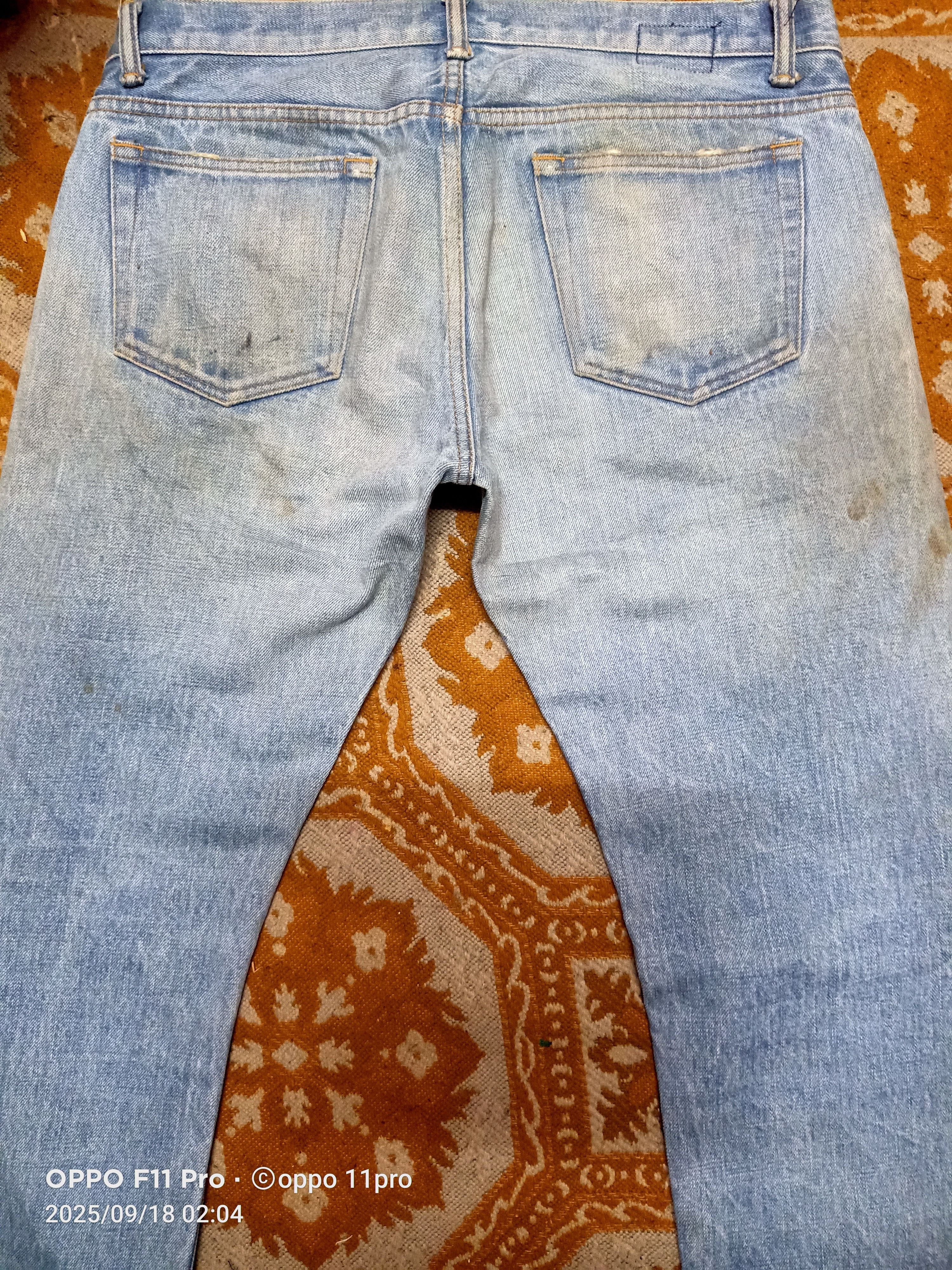 Japanese Brand 🌟 Pallet Life Story RedSelvedge Denim Men 🌟 Size US 33 - 19 Thumbnail