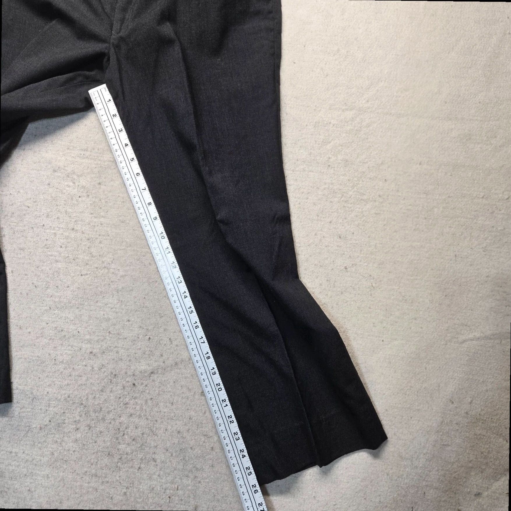 Stafford Stafford Men's Black 100% Wool Pleated Dress Pants Regular Fit Size 40x30 Size US 40 / EU 56 - 7 Thumbnail