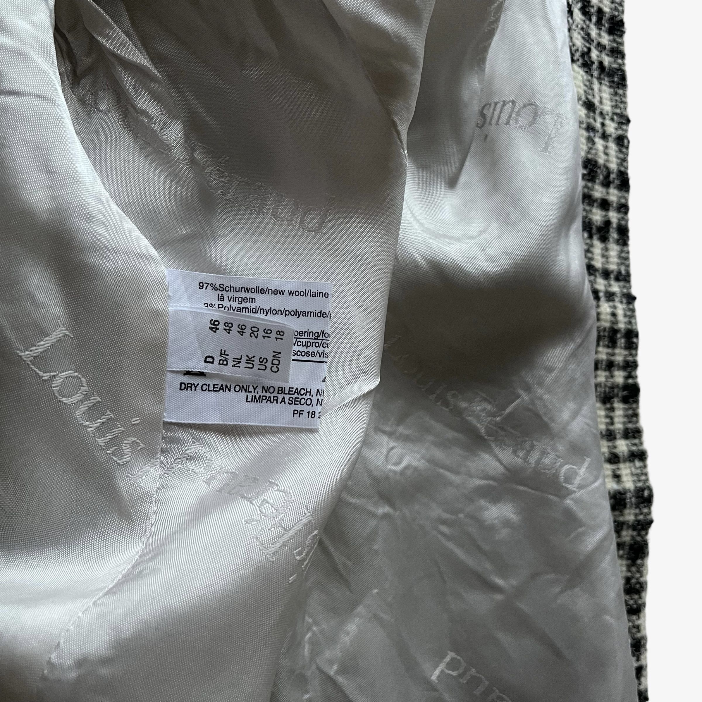 Louis Feraud Vintage 80s Women's Louis Feraud Striped Blazer Size XL / US 12-14 / IT 48-50 - 5 Thumbnail