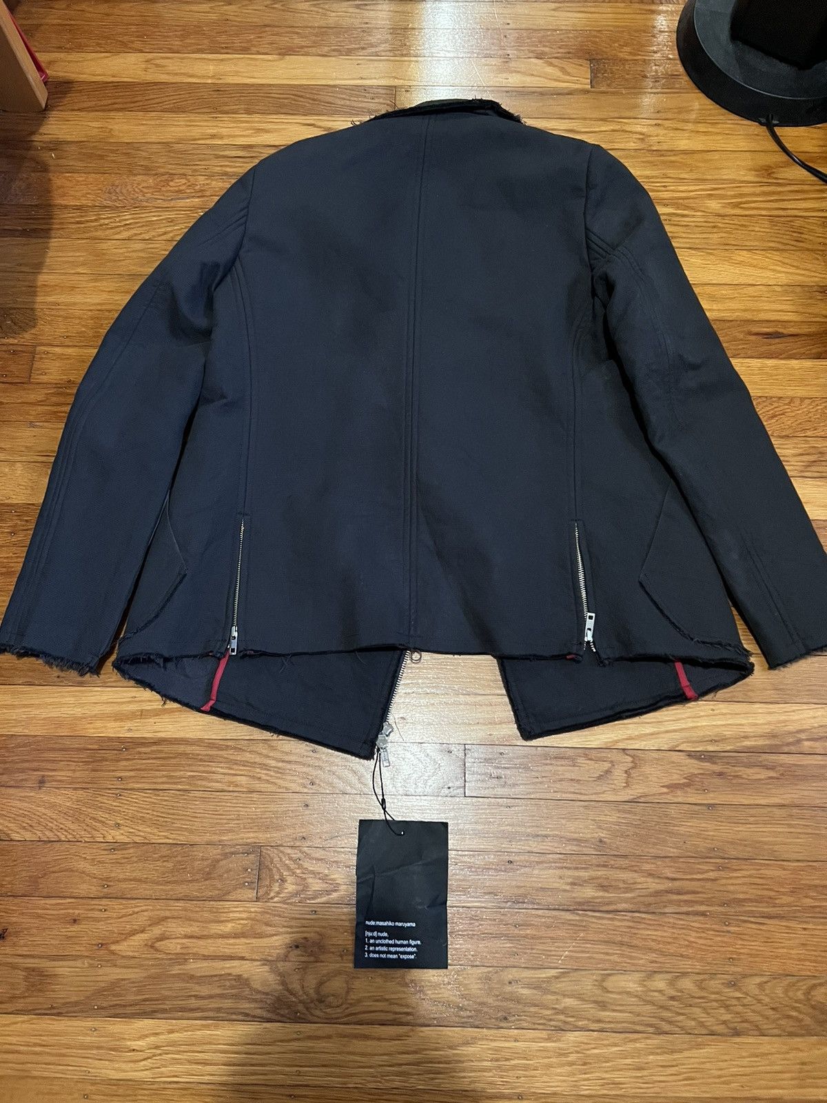 Nude: Masahiko Maruyama Wool/Cotton Perfecto Rider Jacket Size US M / EU 48-50 / 2 - 5 Thumbnail