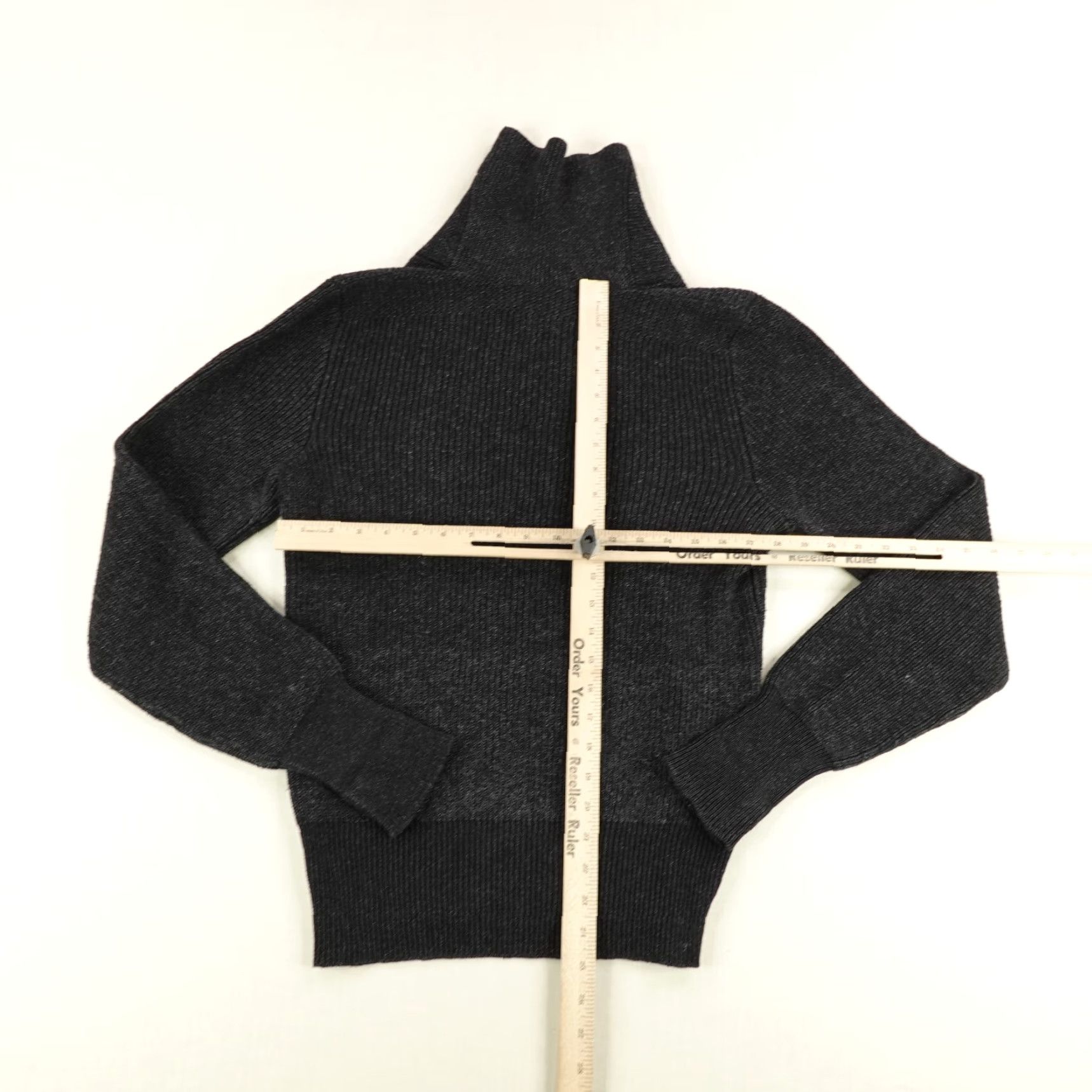 Ralph Lauren VINTAGE Ralph Lauren RRL Sweater Pullover Mens Small Black Knit Collared Cotton Casual Size US S / EU 44-46 / 1 - 6 Thumbnail