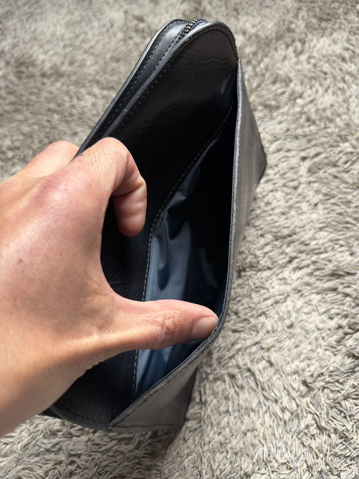 A.P.C. A.P.C blue leather bag. Size ONE SIZE - 5 Thumbnail