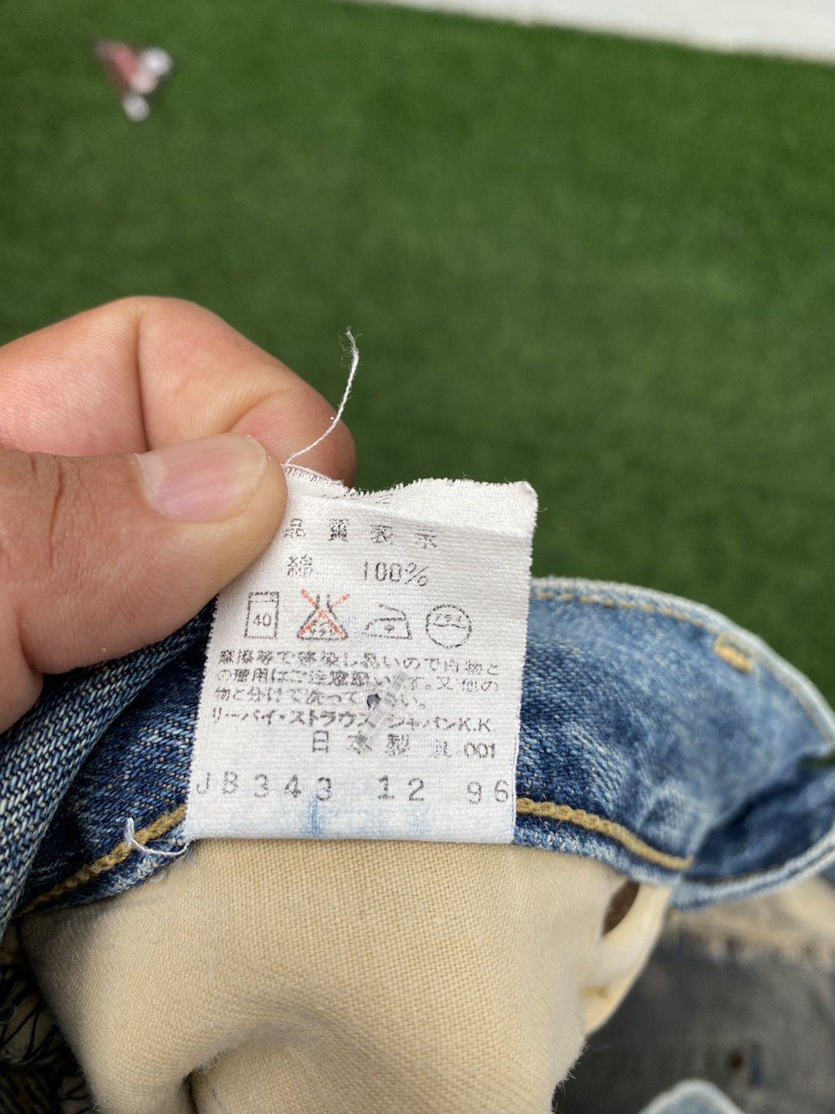 Levi's Vintage Clothing W35x9 Vintage levi's 503B Redline big E cut off denime Size US 35 - 7 Thumbnail