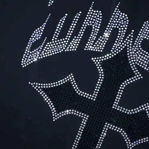 Japanese Brand Mayuzumi x Kan #16 Y2K Hoodie Rhinestones Size US XL / EU 56 / 4 - 2 Thumbnail