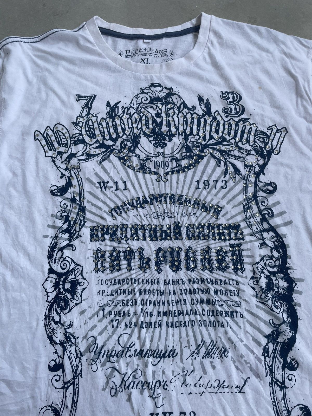 Affliction × Pepe Jeans PEPE JEANS TEE Size US XL / EU 56 / 4 - 3 Thumbnail