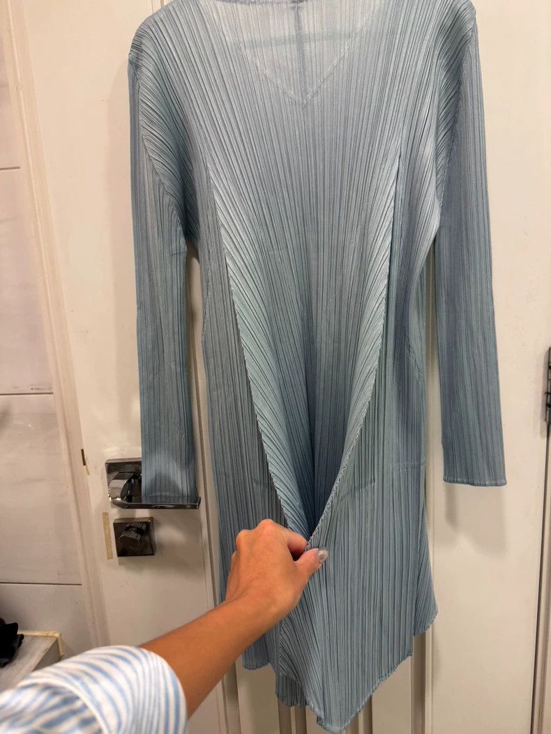Issey Miyake Issey Miyake size:3 Lake water green short skirt Size XS / US 0-2 / IT 36-38 - 4 Thumbnail