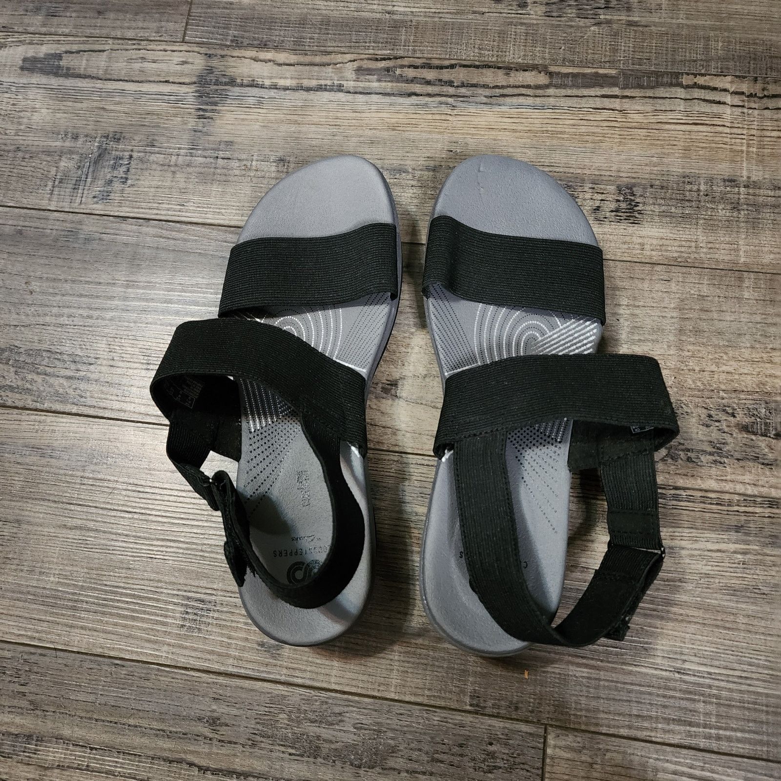 Clarks Clarks cloudsteppers sandals black women size 9 new no box Size US 9 / IT 39 - 1 Thumbnail
