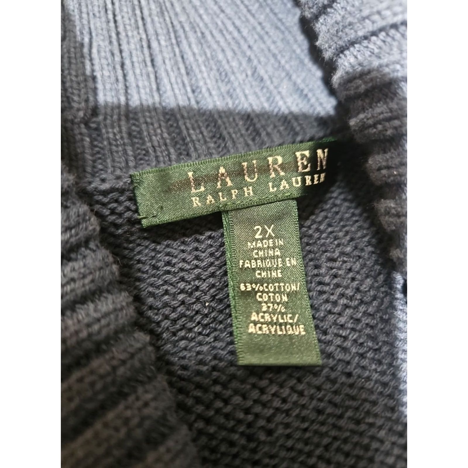 Ralph Lauren VINTAGE Lauren Ralph Lauren Sweater Womens Plus Size 2X Blue Buckle Cardigan Equestrian Size XXL / US 16-18 / IT 52-54 - 7 Thumbnail