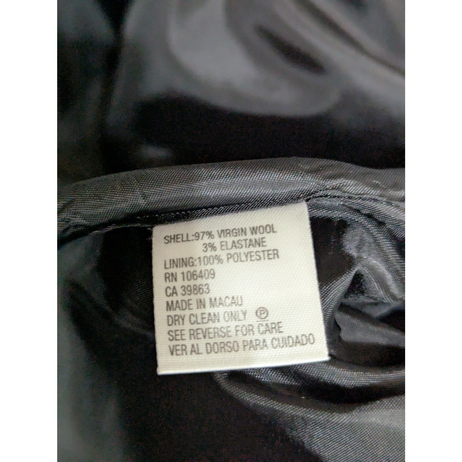 Other Antonio Melani Wmns Sz 8 Black Blazer Virgin wool EUC Size M / US 6-8 / IT 42-44 - 7 Thumbnail