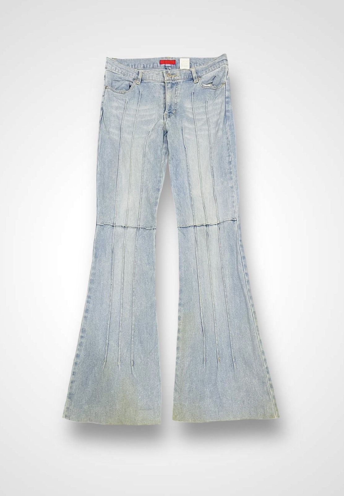 Japanese Brand Overs Points Flare Jeans (13) Size 28" / US 6 / IT 42 - 1 Thumbnail