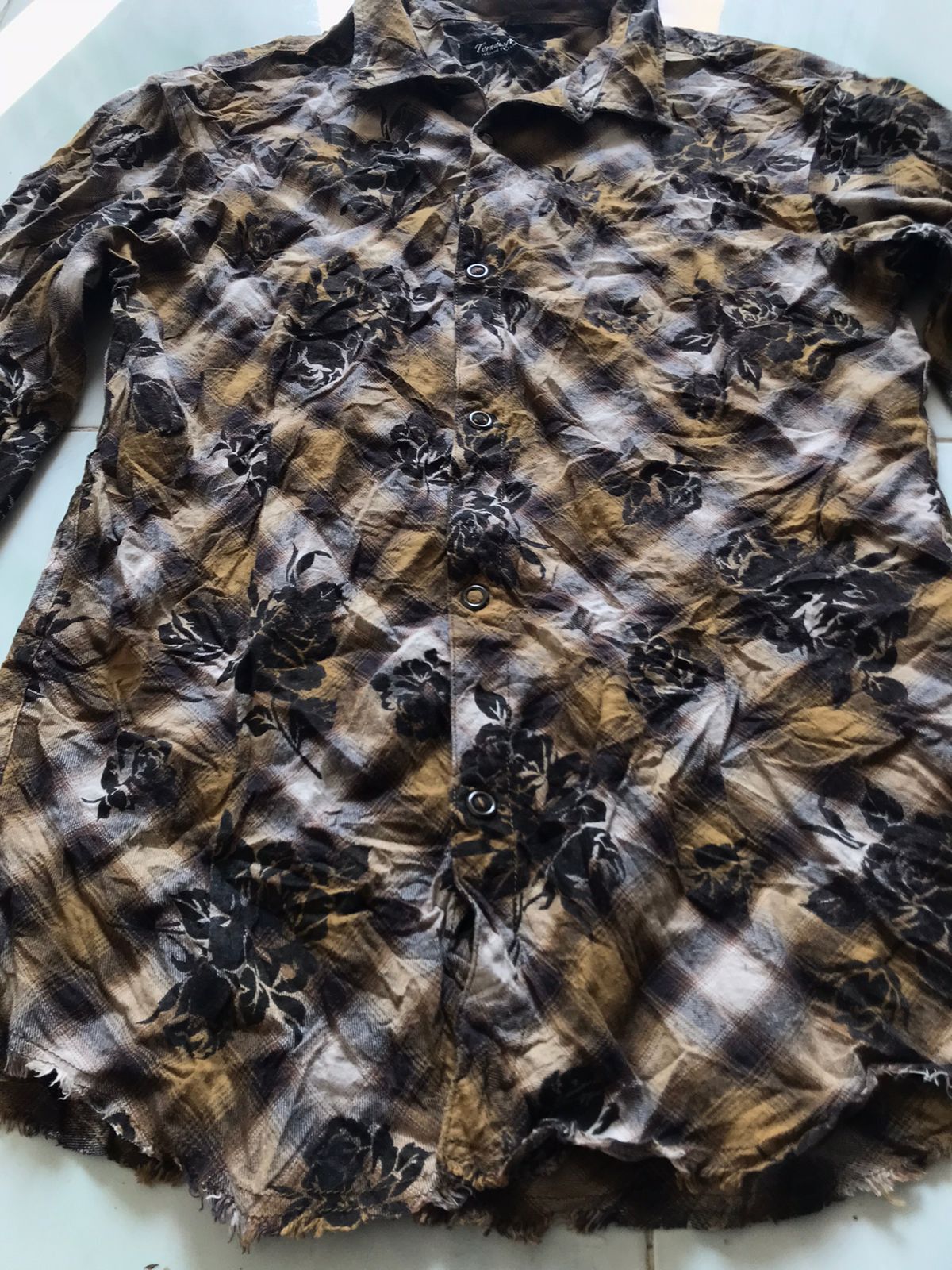 Tornado Mart Tornado Mart Flanel Flowers Size US L / EU 52-54 / 3 - 6 Thumbnail
