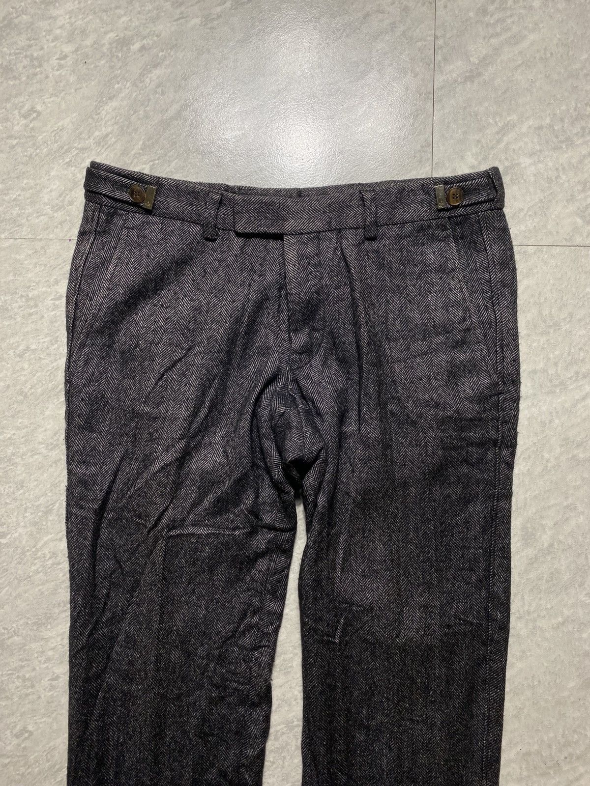 Gucci GUCCI TOMFORD STRIPED WOOL PANTS Size 30" / US 8 / IT 44 - 5 Thumbnail