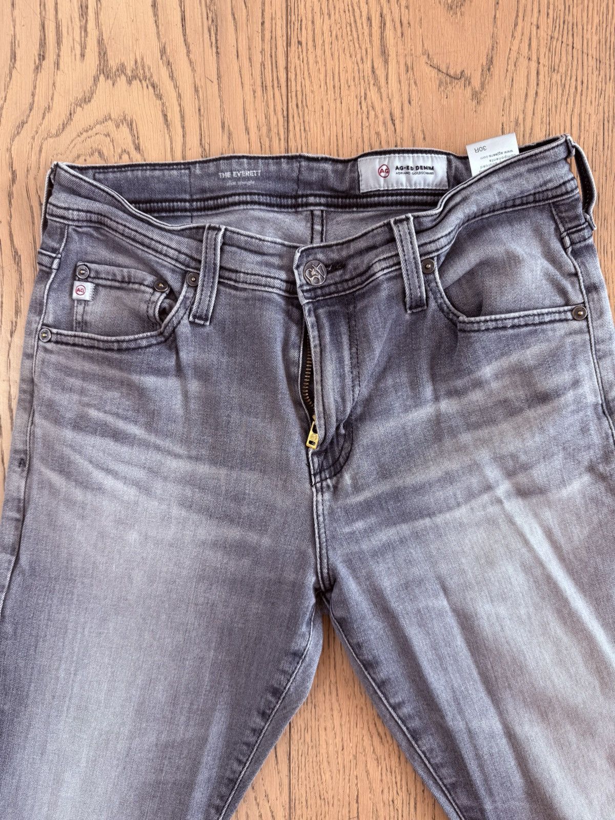AG Adriano Goldschmied Grey AG Denim “The Everett” Tailored fit Size US 30 / EU 46 - 7 Thumbnail