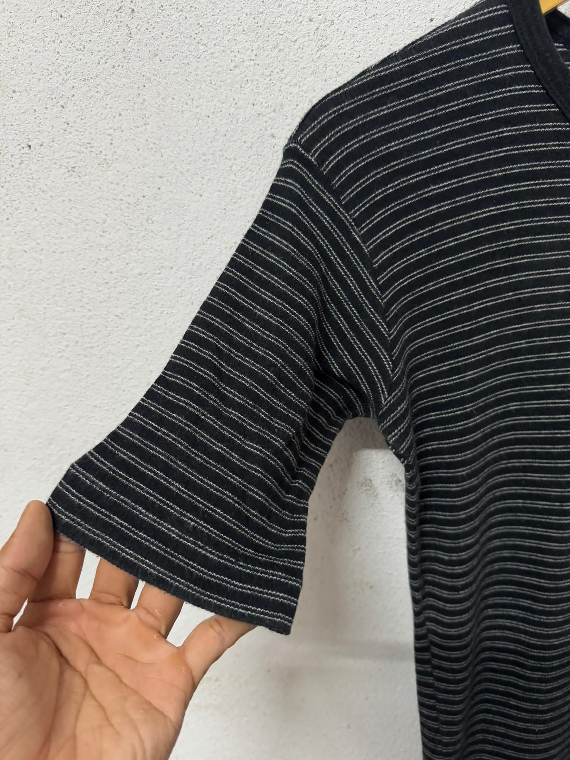 agnes b. Agnes b stripes tee strecth cotton Size XS / US 0-2 / IT 36-38 - 4 Thumbnail