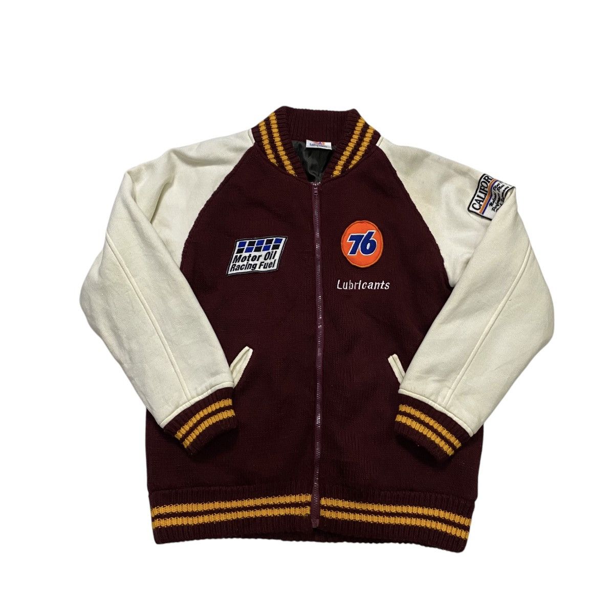 Sports Specialties × Vintage 76 Lubricant knit bomber jacket Size US L / EU 52-54 / 3 - 5 Thumbnail