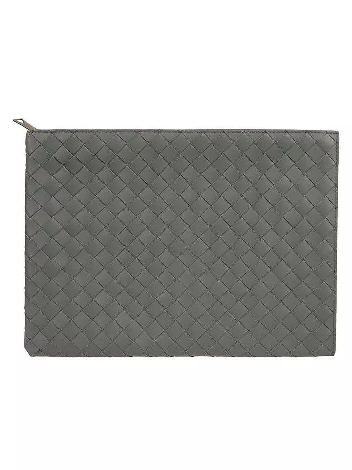 Bottega Veneta o1w1db10824 Size: OS / Intrecciato Document Case in Grey Size ONE SIZE - 1 Thumbnail