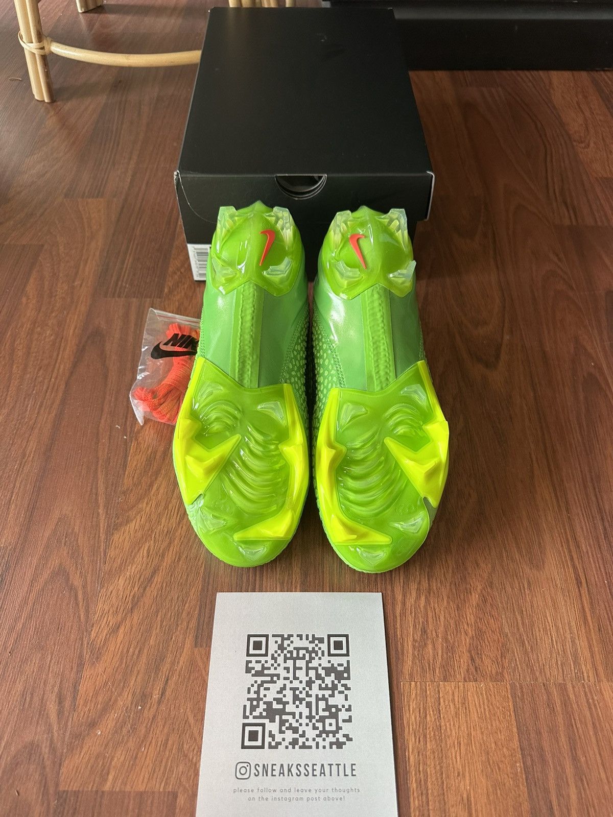Nike Nike Vapor Edge Kobe 6 SE Grinch Size 6.5M/8W FQ7645-300 Size US 6.5 / EU 39-40 - 5 Thumbnail