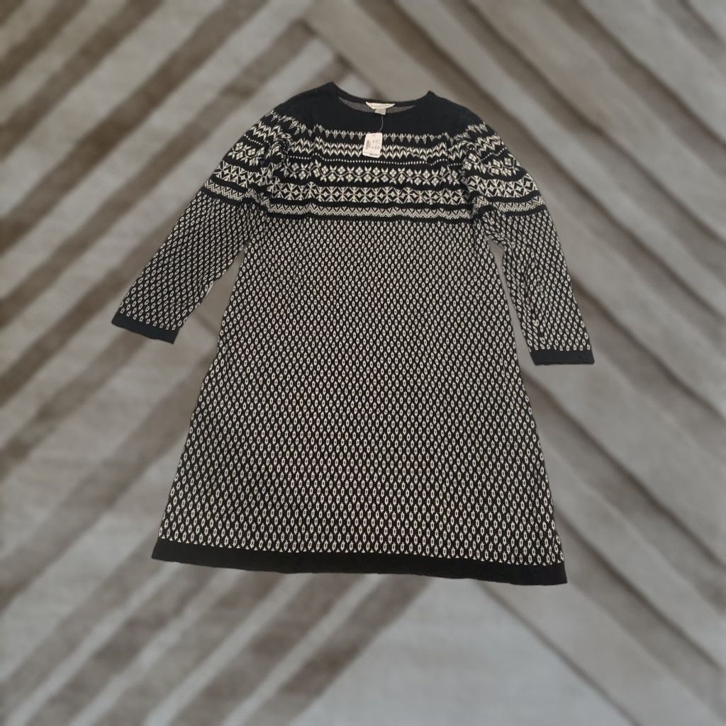 Vintage VINTAGE CHRISTOPHER & BANKS Women’s Dress Tunic Blouse Top Cotton Rayon Size Large Size L / US 10 / IT 46 - 1 Thumbnail