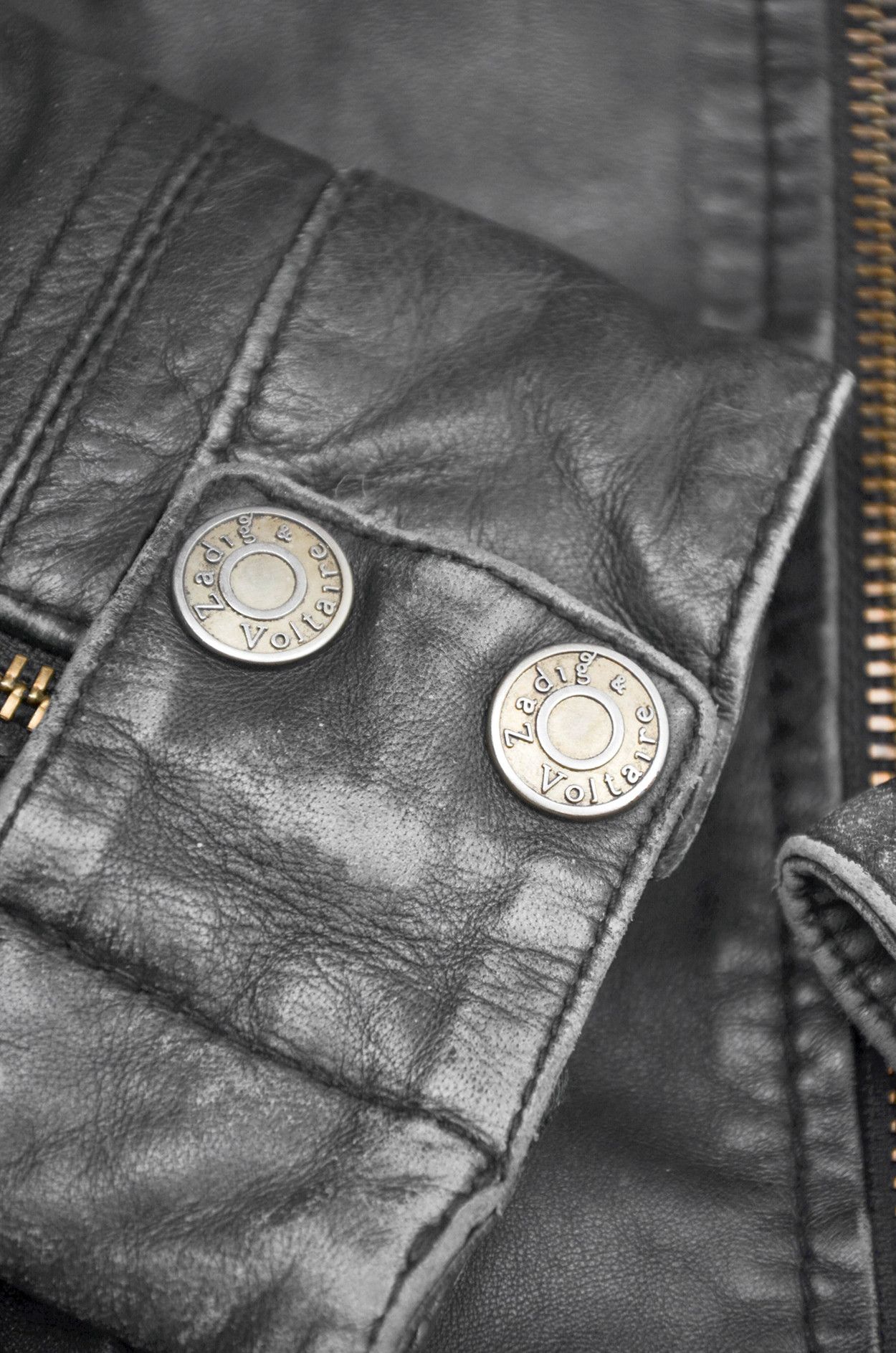 Zadig & Voltaire Zadig & Voltaire Leather Jacket – Size M Size M / US 6-8 / IT 42-44 - 4 Thumbnail