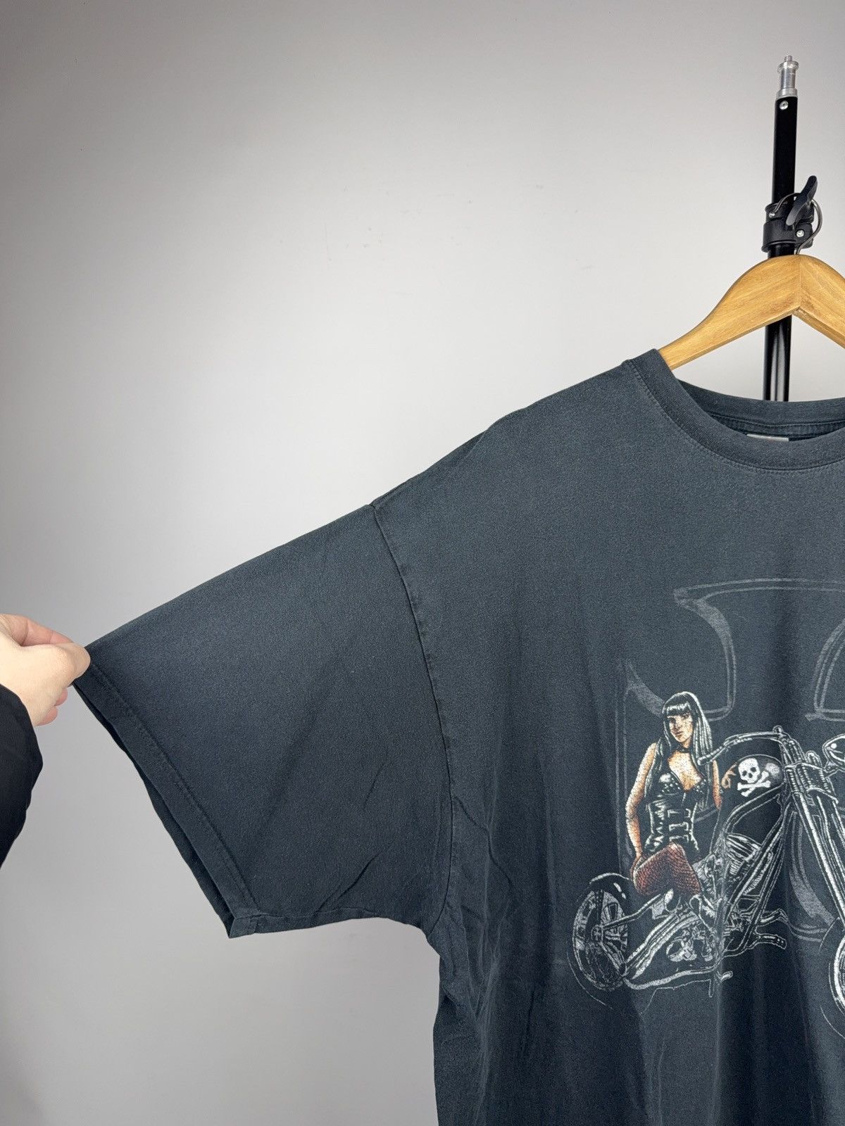 West Coast Choppers RARE 🔥90s West Coast Choppers Jerzees Biker Sexy Girl Size US XXL / EU 58 / 5 - 2 Thumbnail