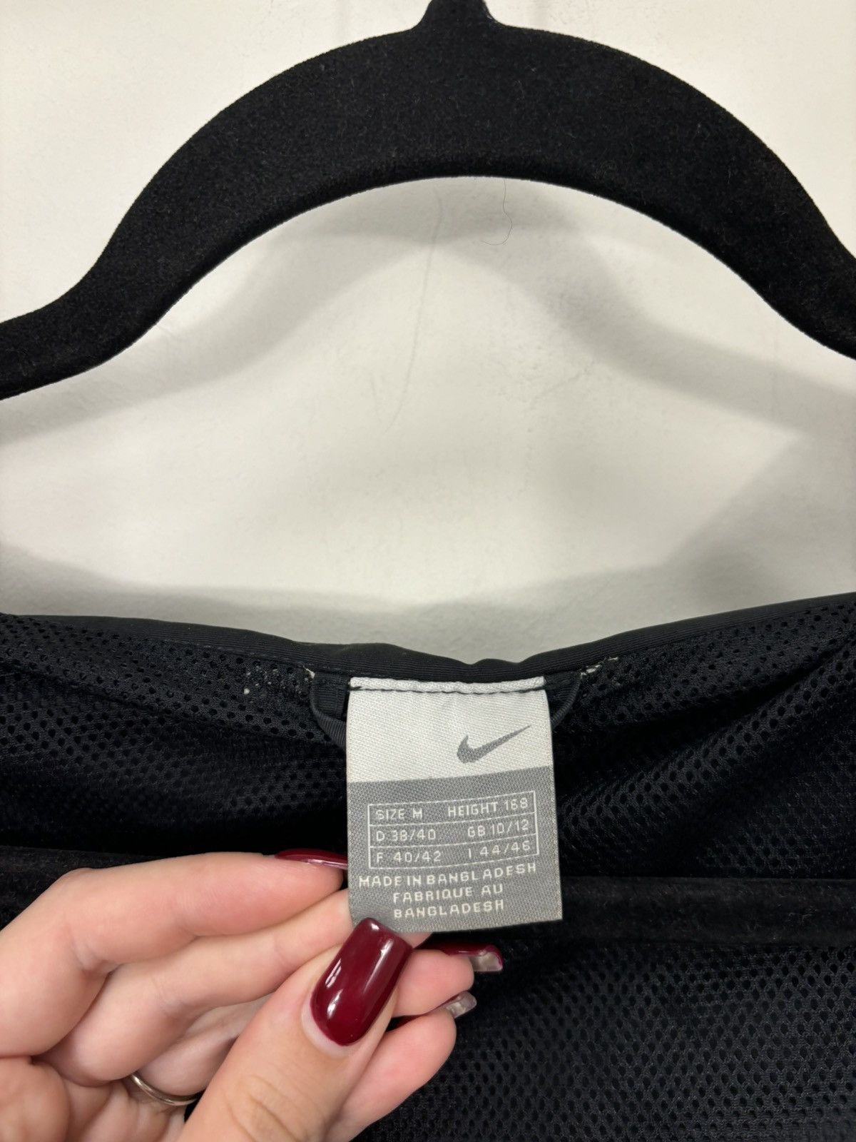 Nike Vintage Nike Y2K Women’s Black Swoosh Hype Jacket Size M / US 6-8 / IT 42-44 - 12 Thumbnail