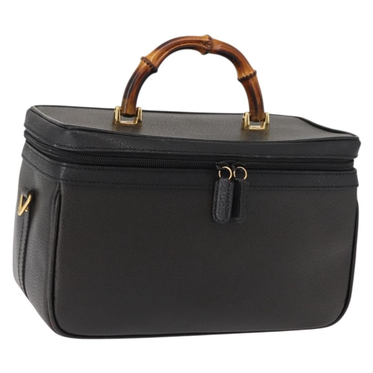 Gucci Gucci Vintage Bamboo Vanity Case Leather Size ONE SIZE - 1 Thumbnail