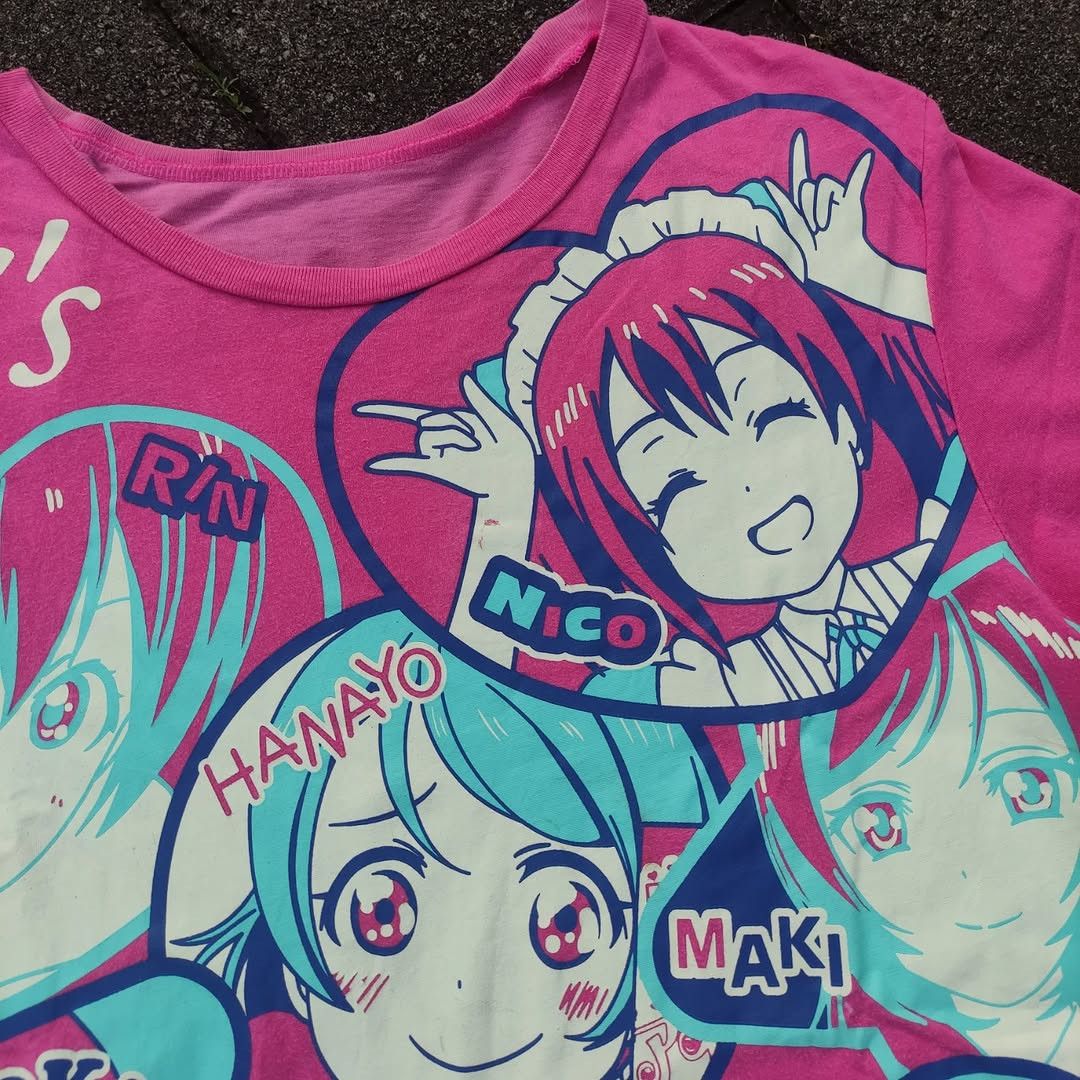 Anime Vintage Love Live! Muse Tee Size US M / EU 48-50 / 2 - 3 Thumbnail