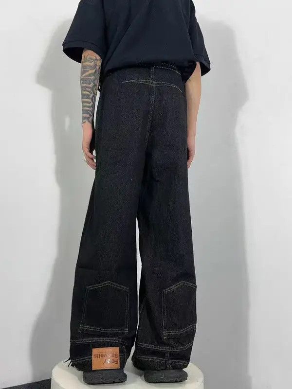 Japanese Brand VIBE Street hip-hop bootcut jeans with inverted pockets Size US 34 / EU 50 - 5 Thumbnail