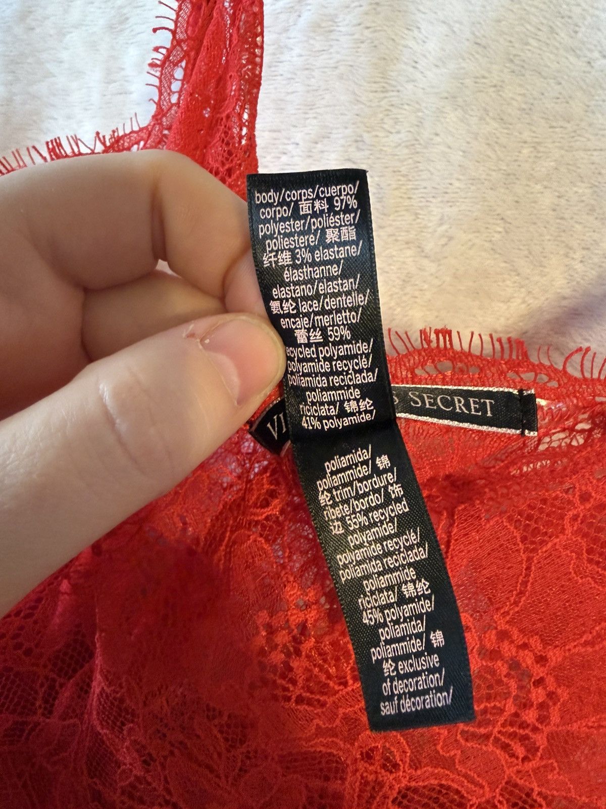 Victoria's Secret Victoria’s Secret size medium red lace nighty chemise Size M / US 6-8 / IT 42-44 - 4 Thumbnail