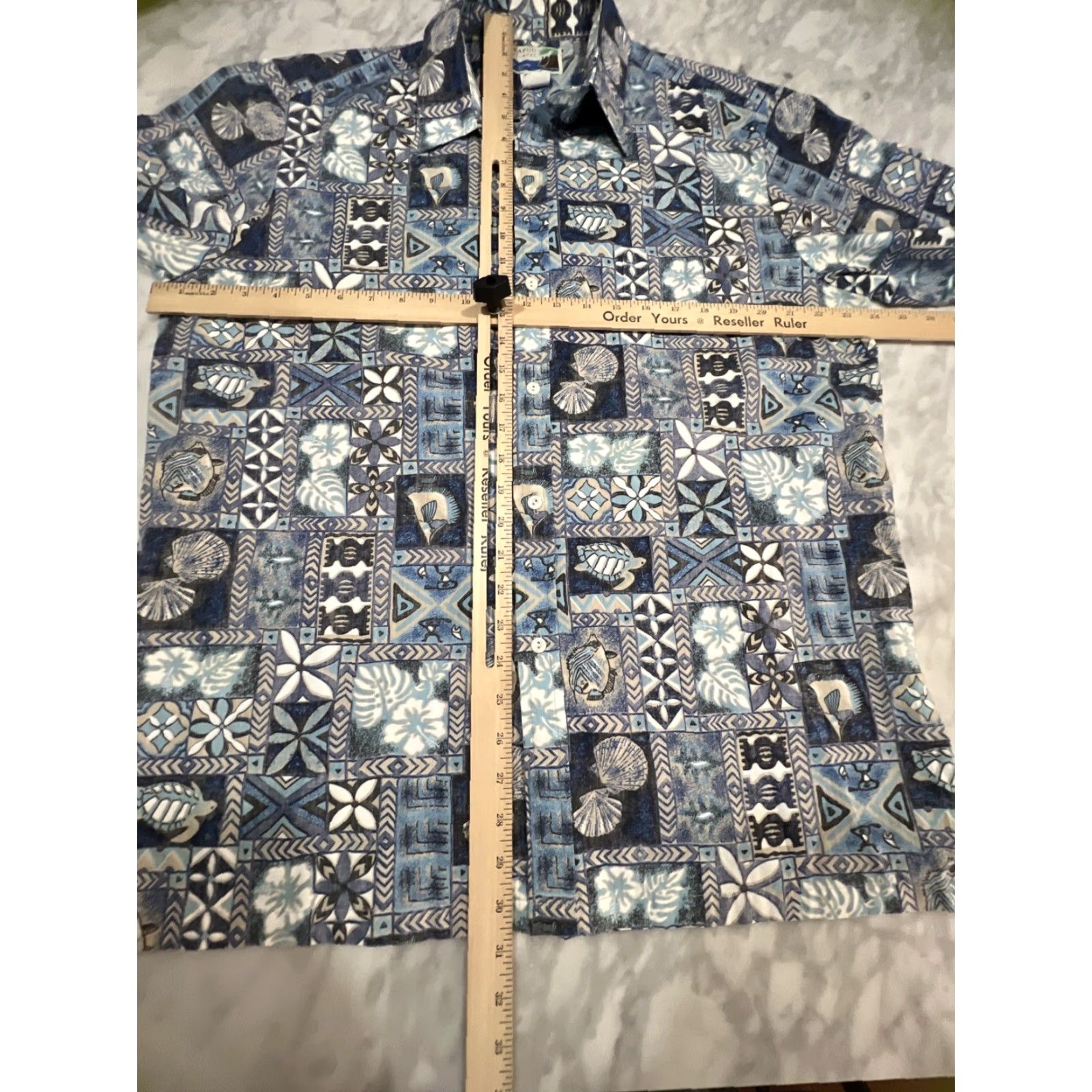 Vintage VINTAGE Makapuu Shirt Hawaiian Short Sleeve Men’s Size XL Blue USA Turtles Floral Size US XL / EU 56 / 4 - 6 Thumbnail