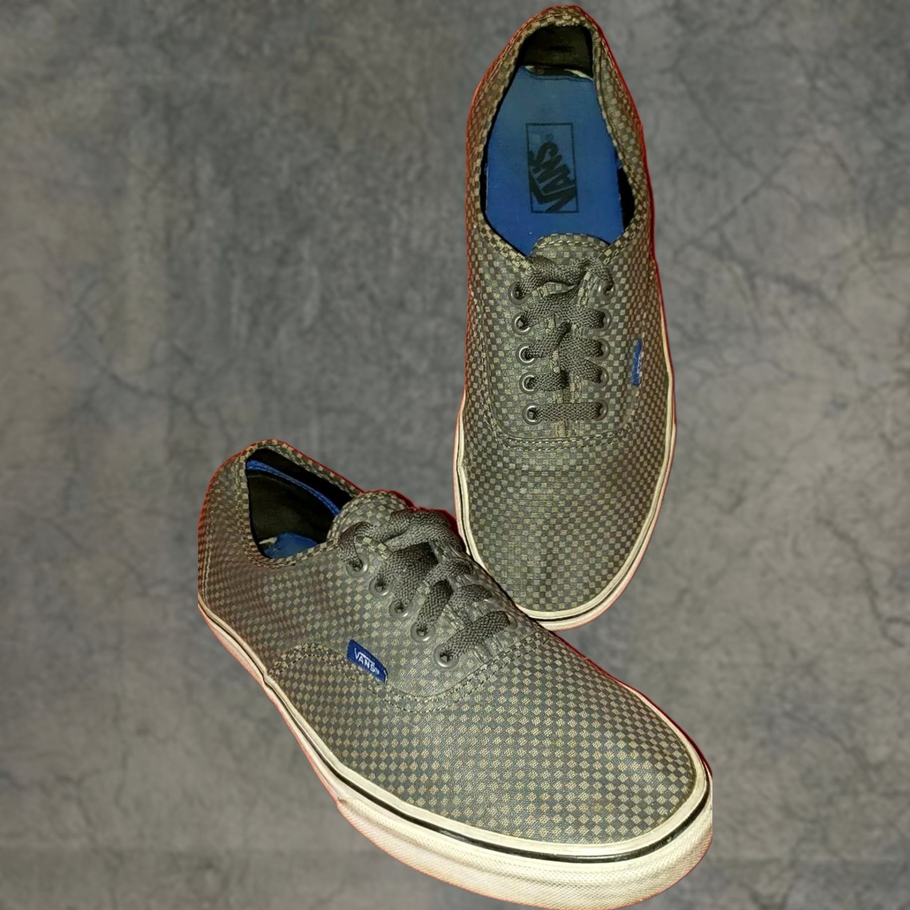 Vans VANS Men's Casual Sneakers Size 11M Gray Two-Tone Small Checkerboard Pattern Shoes Size US 11 / EU 44 - 1 Thumbnail