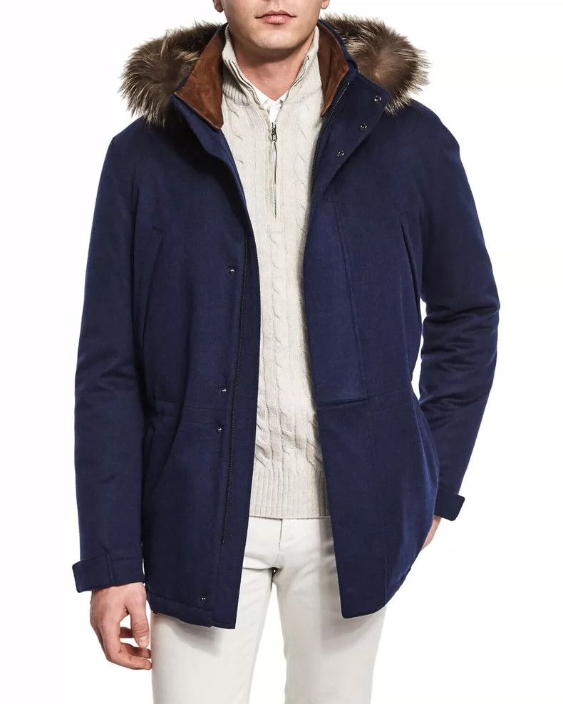 Loro Piana LORO PIANA The sheepskin-lined hooded school overcame the Size US M / EU 48-50 / 2 - 1 Thumbnail