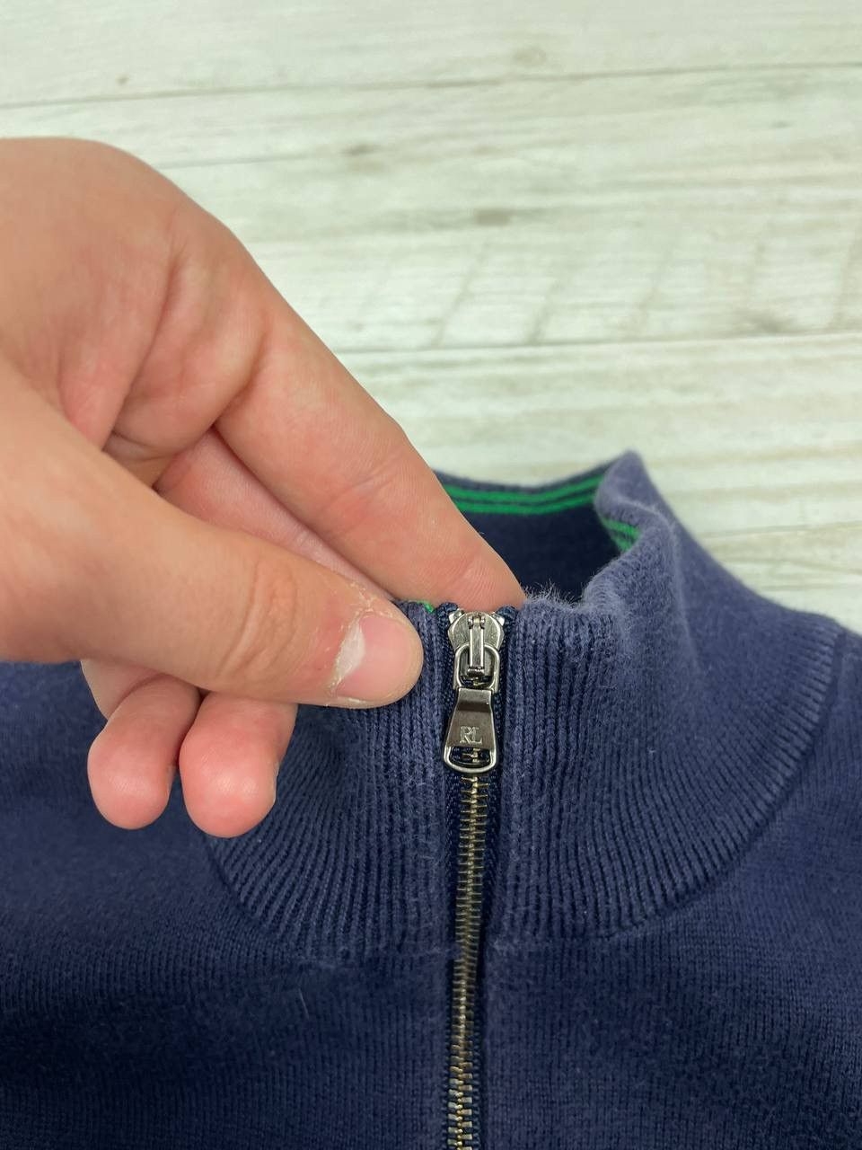 Polo Ralph Lauren Vintage Polo Golf Ralph Lauren Sweatshirt Half Zip Size US L / EU 52-54 / 3 - 7 Thumbnail