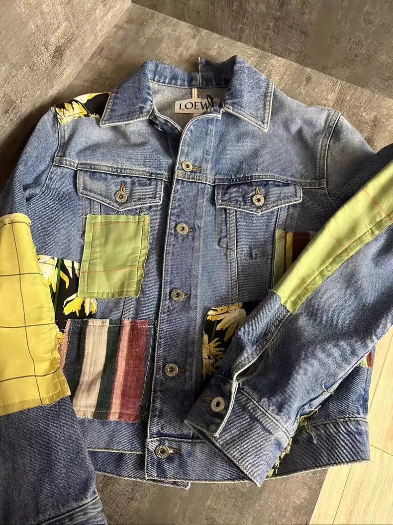 Loewe LOEWE Plaid denim jacket Size M / US 6-8 / IT 42-44 - 4 Thumbnail