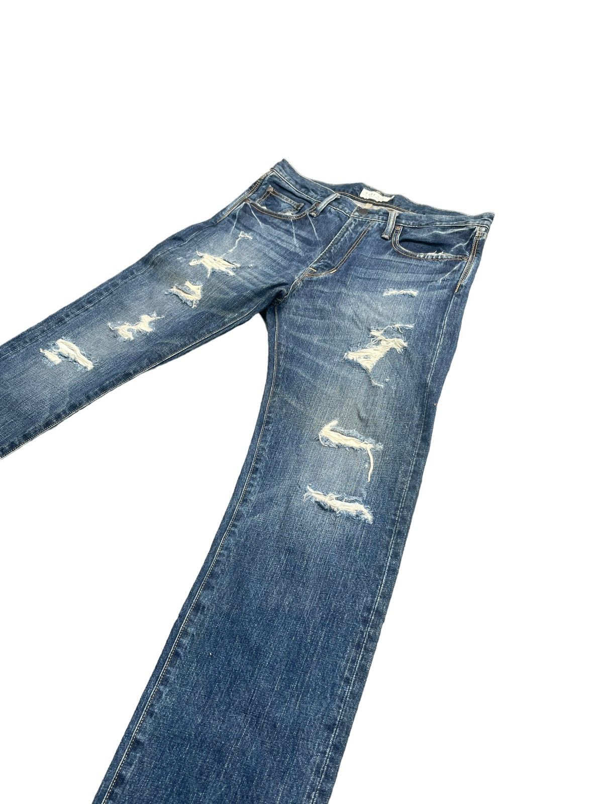 Avirex Avirex Type Blue Distresed Denim Size US 34 / EU 50 - 2 Thumbnail