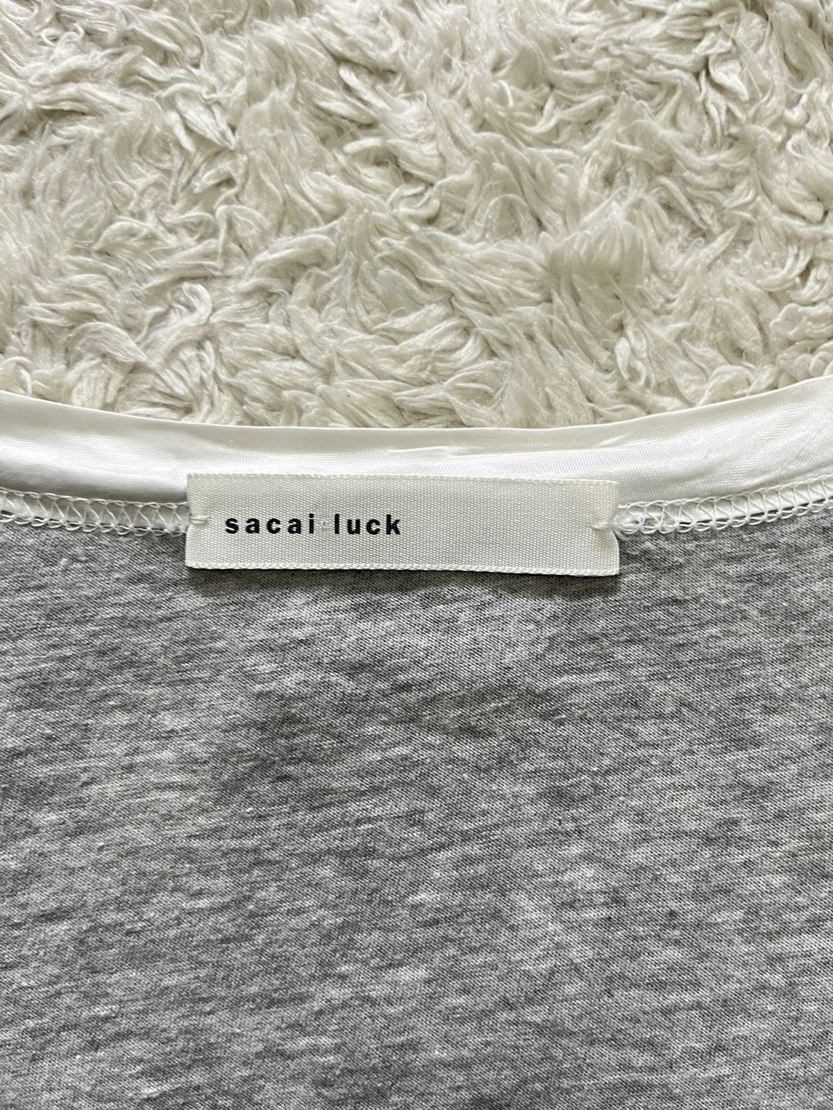 Sacai sacai luck sleeve switching gather pocket t-shirt Size XS / US 0-2 / IT 36-38 - 4 Thumbnail