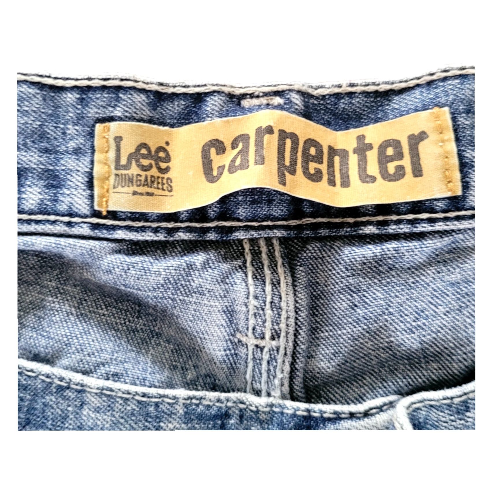 Lee VINTAGE Lee Carpenter Jeans 38 x 34 - Unisex Denim Blue 100% Cotton Grade A Level Size US 38 / EU 54 - 4 Thumbnail