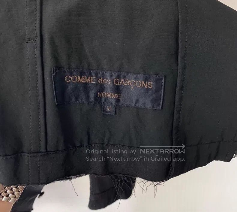 Comme des Garcons Comme Des Garcons Zippered jacket, black cropped outerwear Size US M / EU 48-50 / 2 - 3 Thumbnail