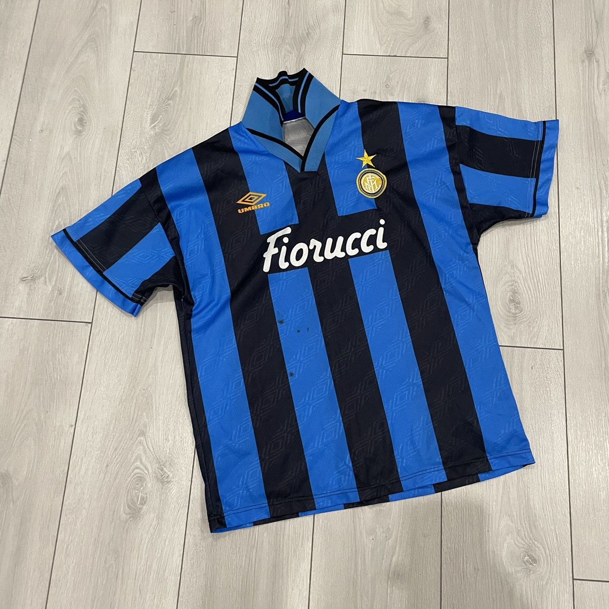 Archival Clothing Pro Player Very Rare Retro Fiorucci 90s Inter Milan magila umbro Shirt Jersey 93 Grailed