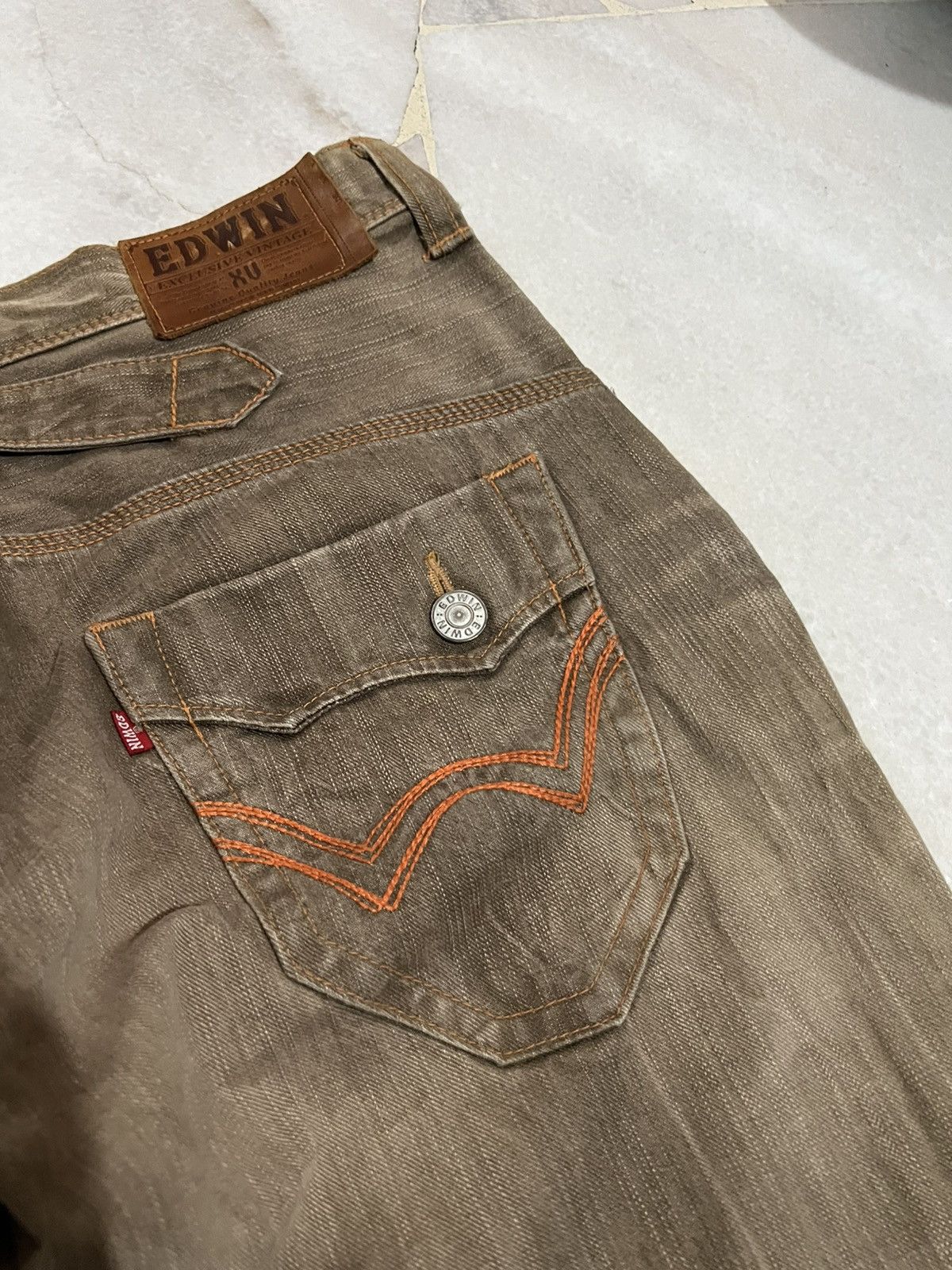 Edwin FLARE 90s EDWIN EXCLUSIVE VINTAGE XV CLAW JEAN Size US 33 - 14 Thumbnail