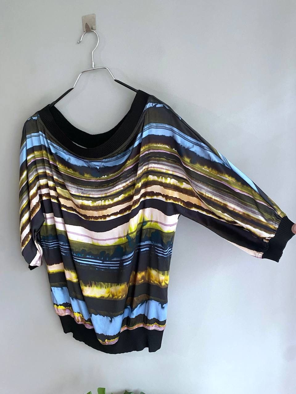 Designer × Jean Paul Gaultier Jean Paul Gaultier Women’s Multicolor Silk Blouse, Size L Size L / US 10 / IT 46 - 4 Thumbnail