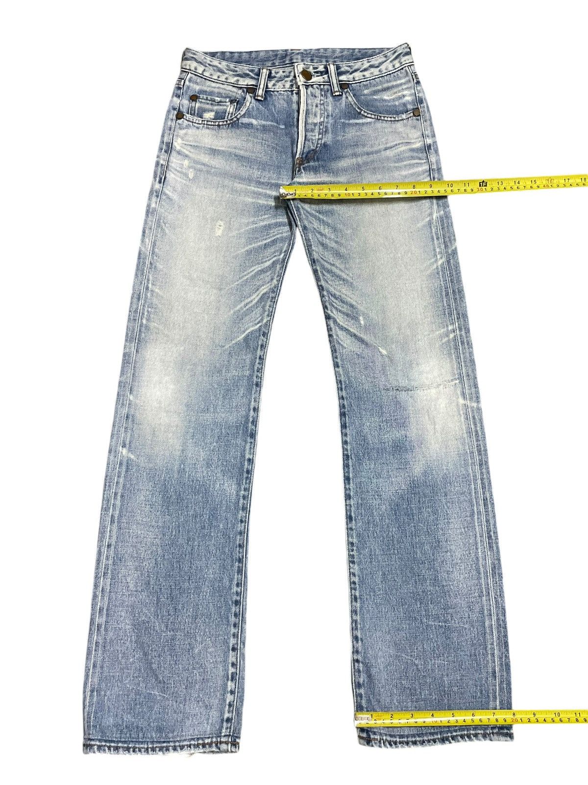 Vintage Japanese Stunning Lure Buckle Back Fade Wash Jeans
