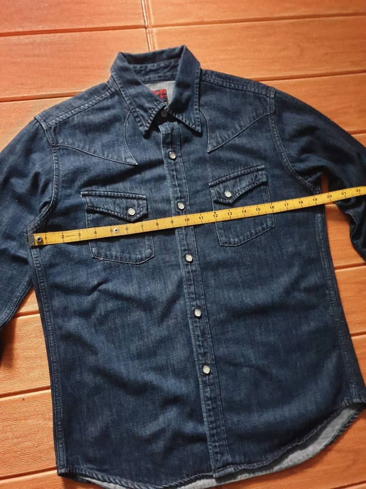 Japanese Brand 💥Bruna Boinne Selvedge Japanese style Western Shirt Size US S / EU 44-46 / 1 - 8 Thumbnail